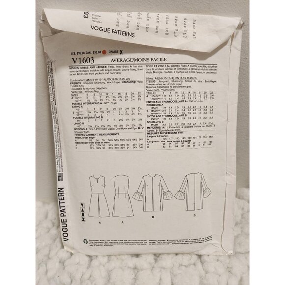 Isaac Mizrahi V1603 Sewing Pattern UNCUT | Size 6–14 - Picture 8 of 10